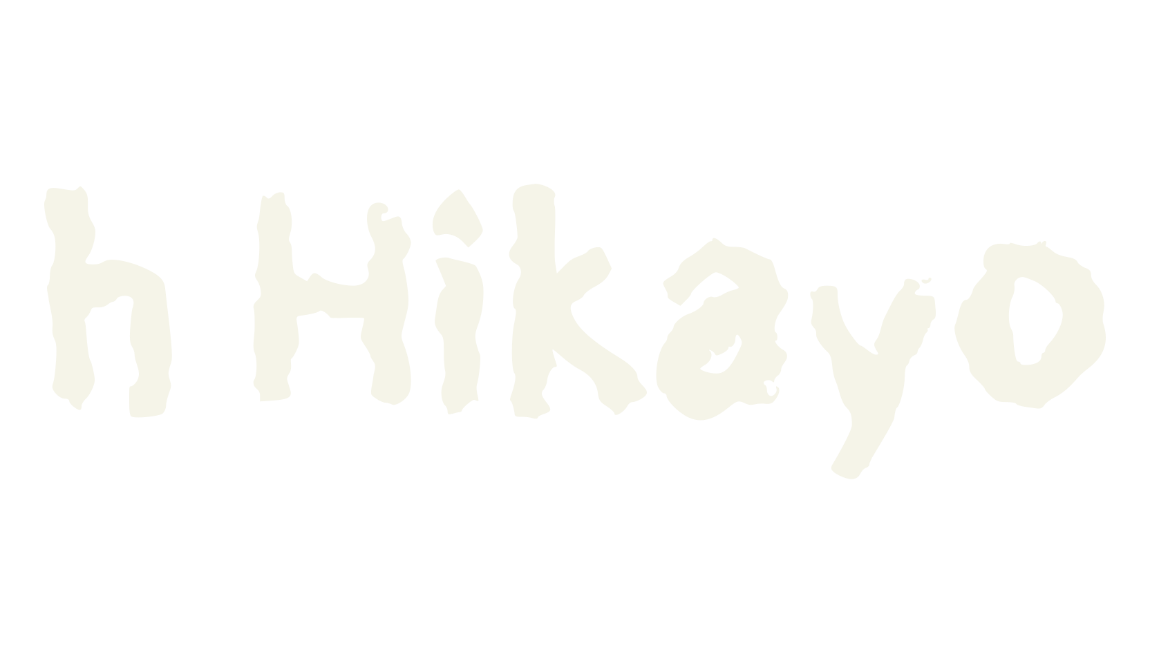 h Hikayo, lettering font preview