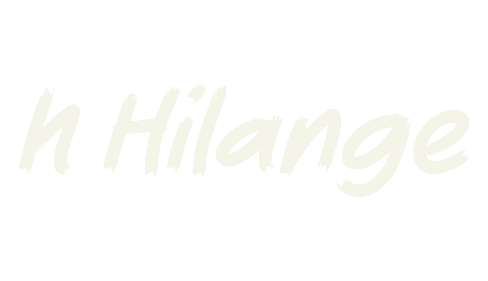 h Hilange, fashion script font preview