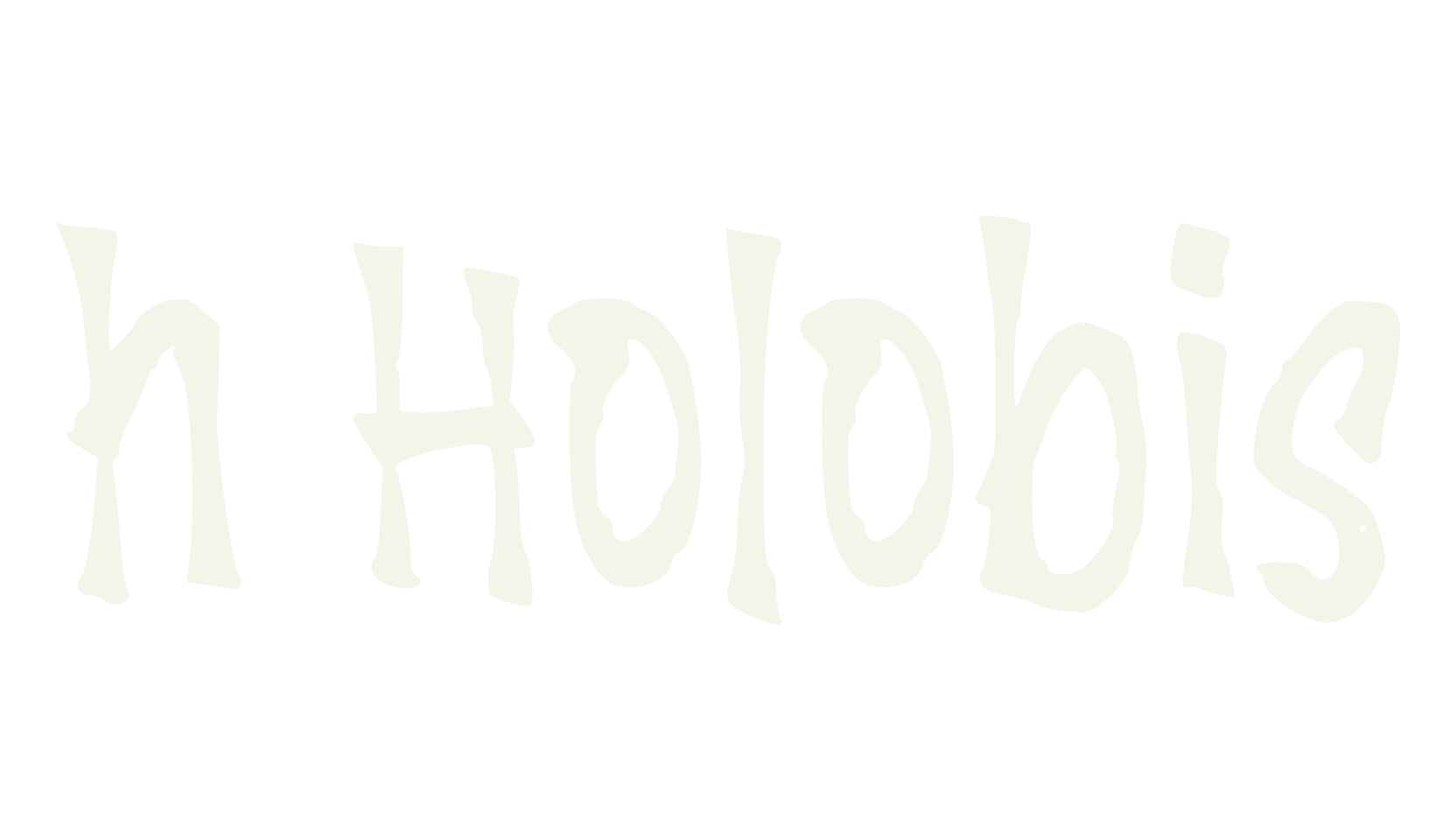 h Holobis, fashion sign font preview