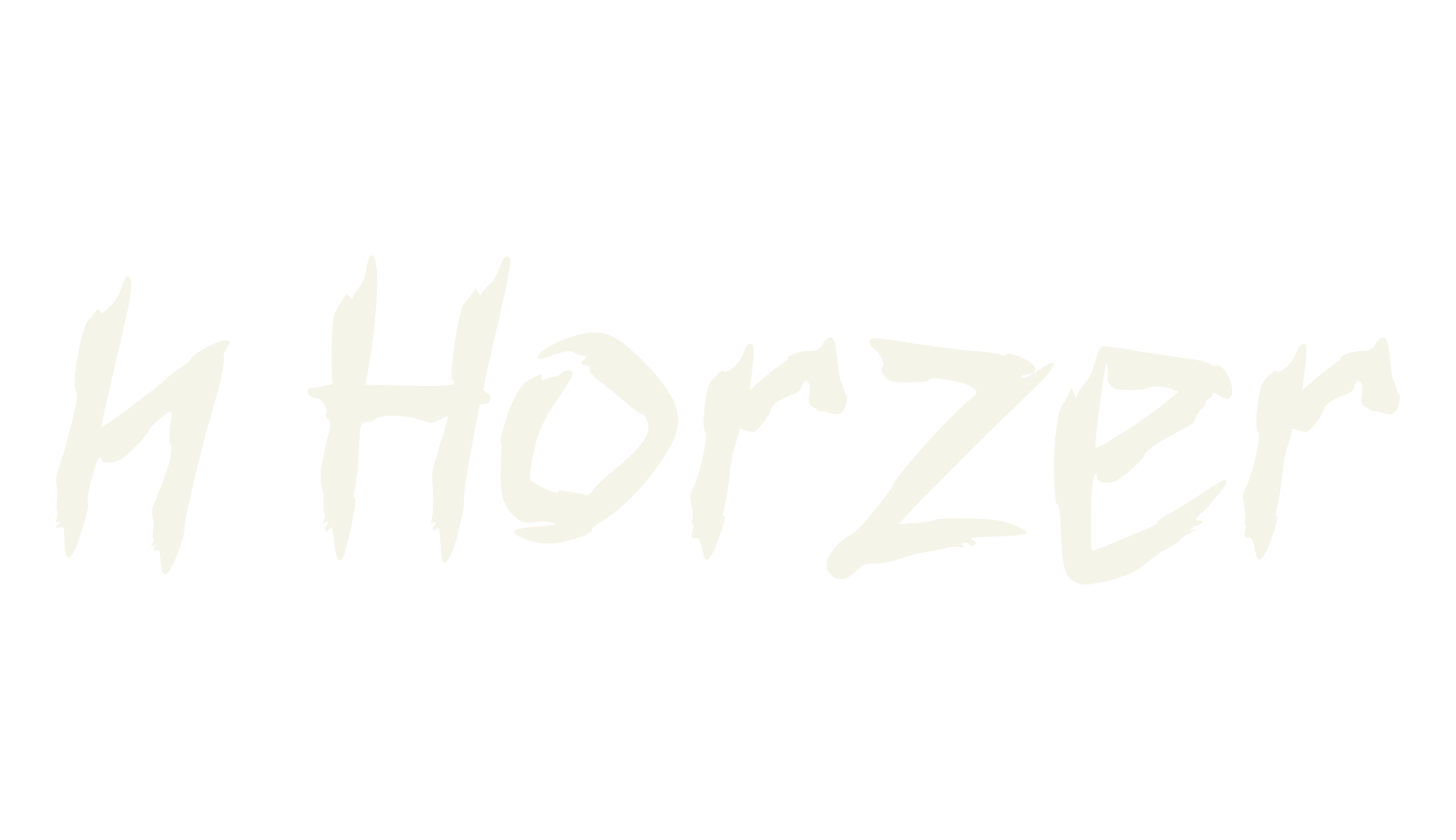 h Horzer, various font preview