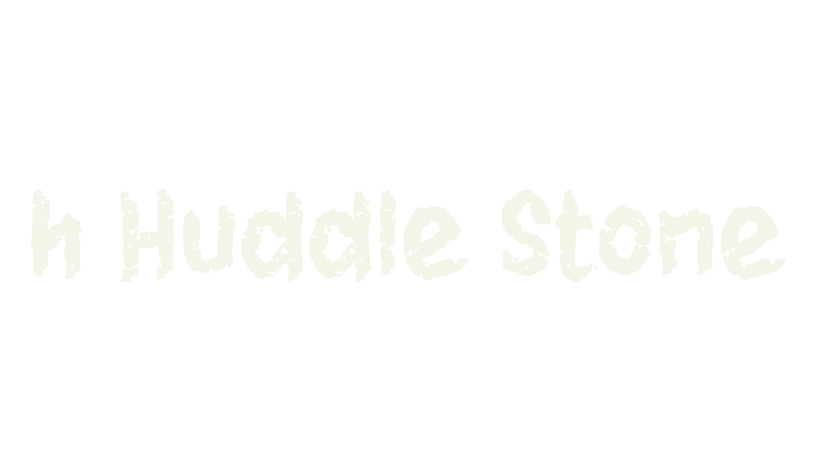 h Huddle Stone, fashion sign font preview