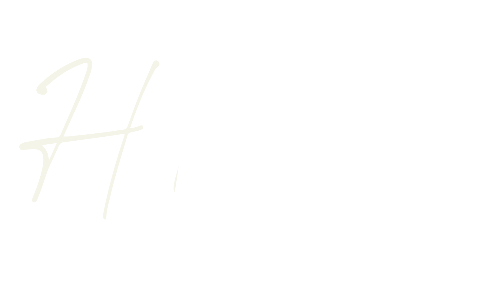 Habomika, cursive font preview