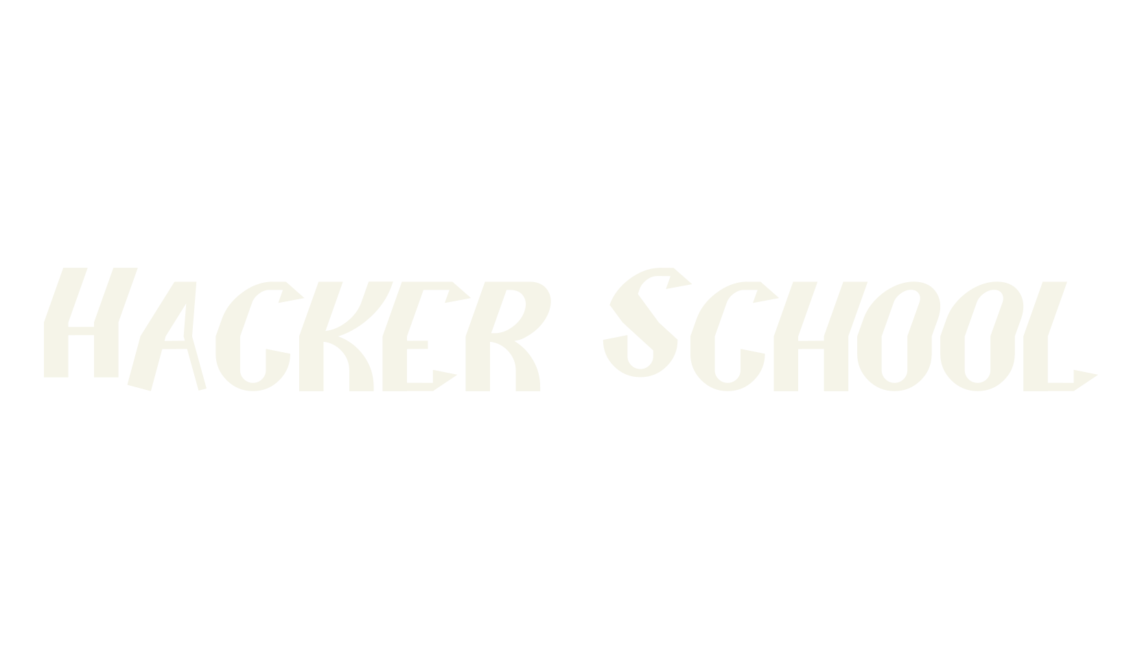Hacker School, stickers font preview