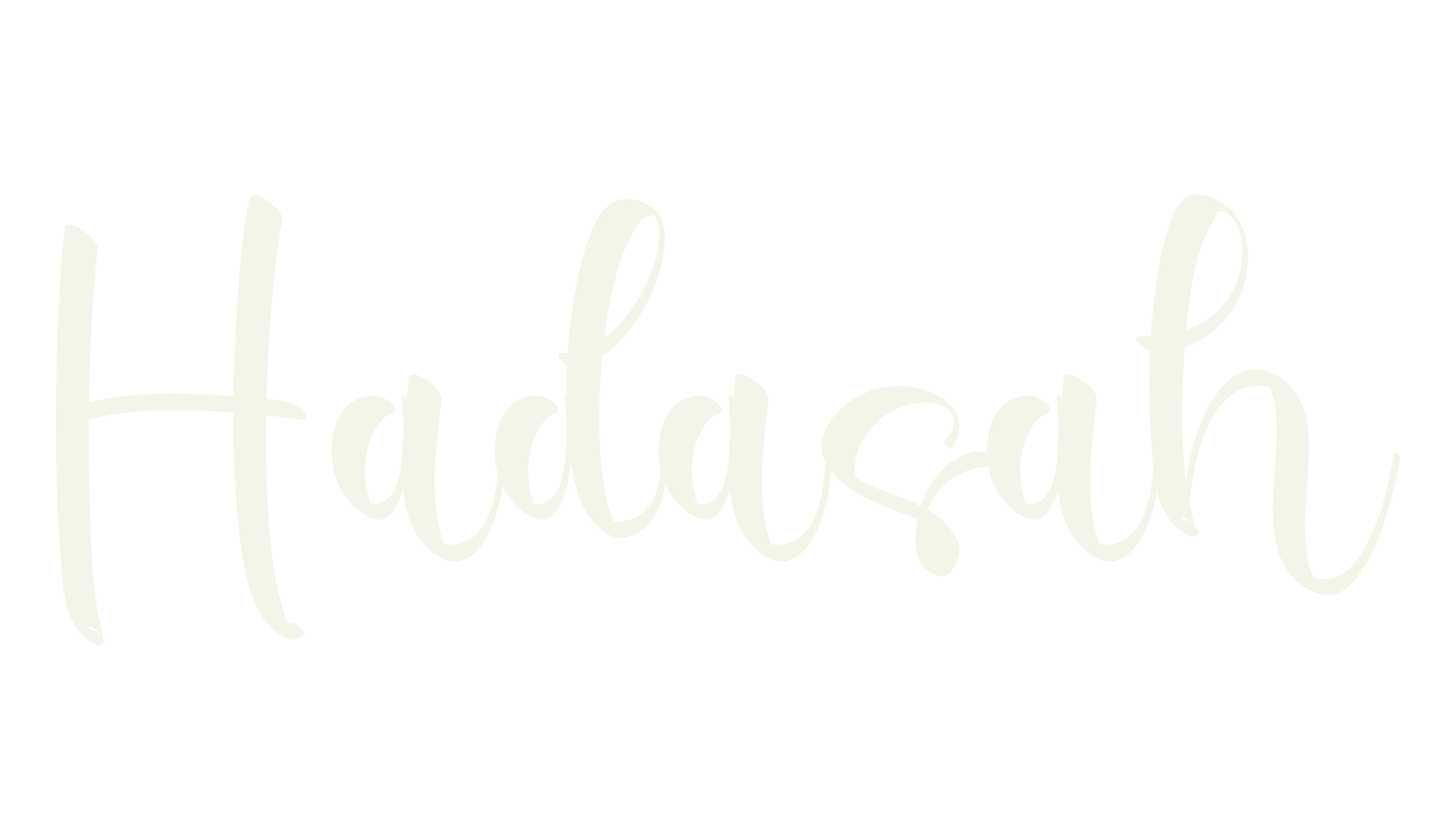 Hadasah, calligraphy font preview