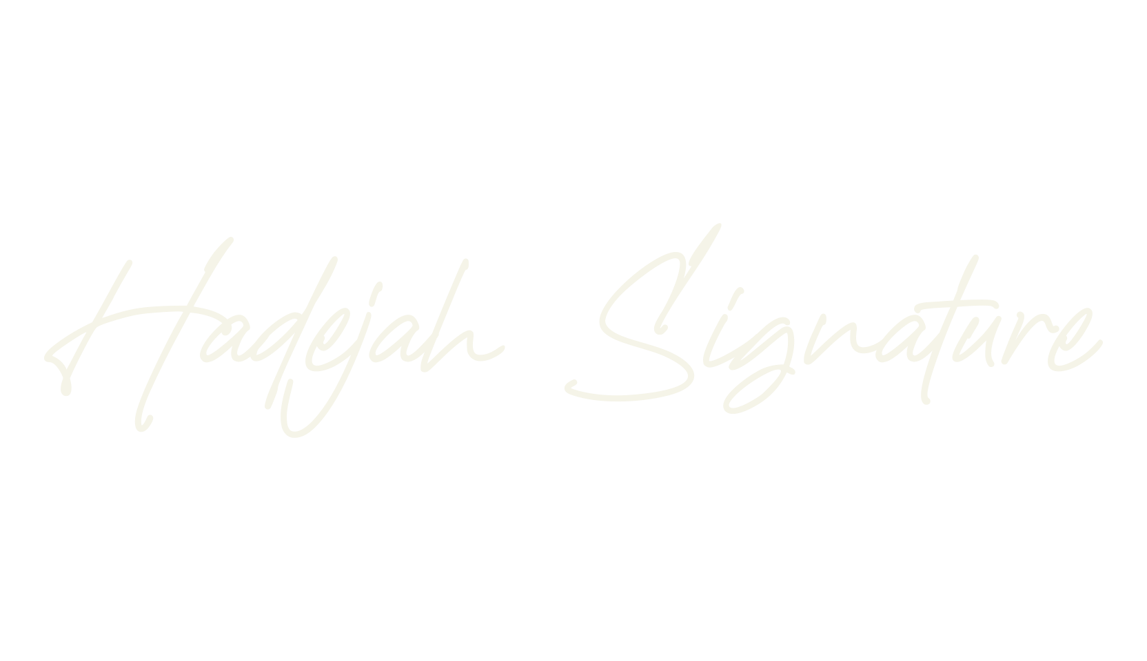 Hadejah Signature, signature font preview