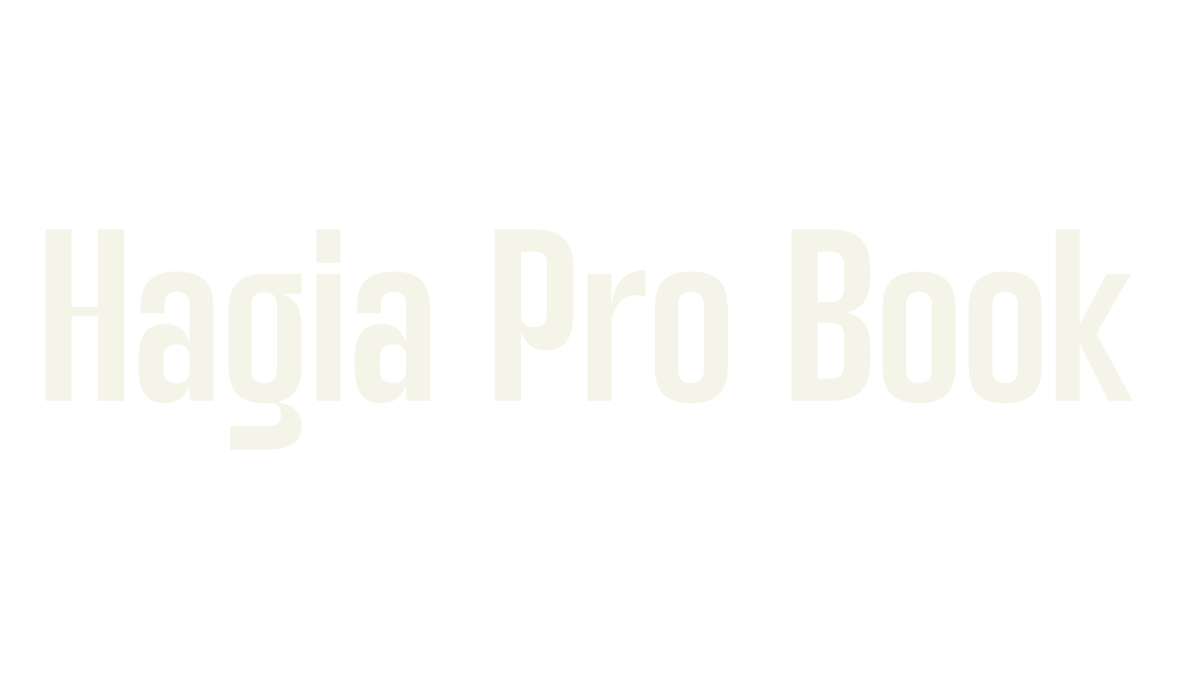 Hagia Pro Book, sans serif font preview