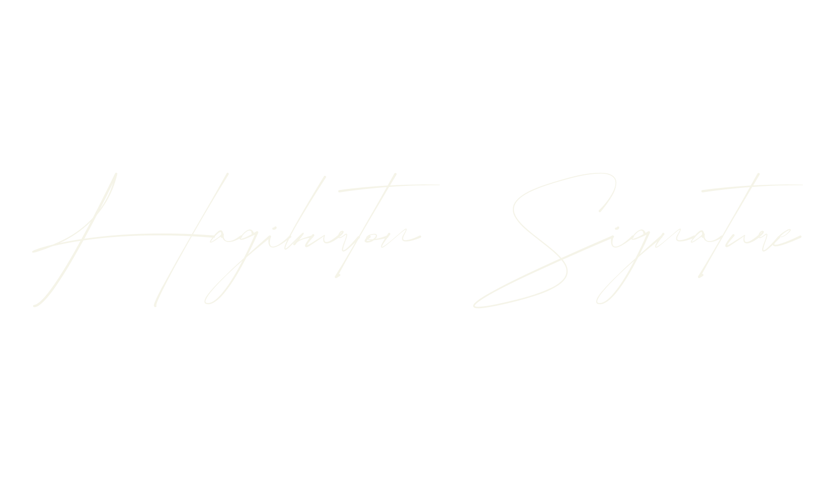 Hagiburton Signature, fancy font preview