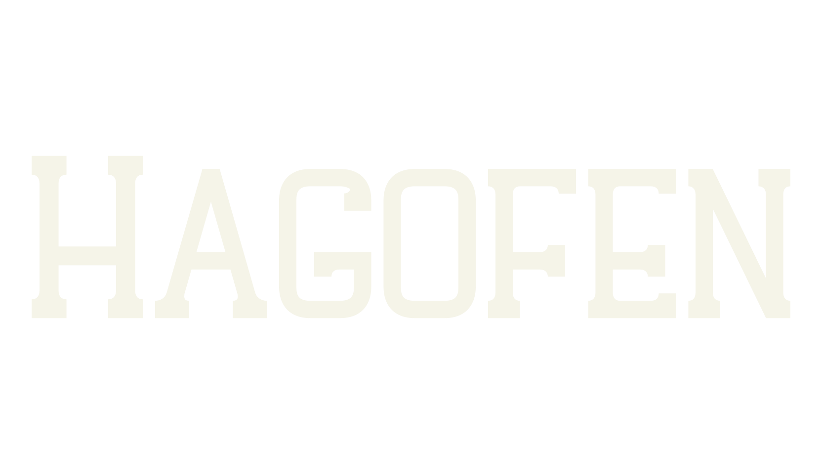 Hagofen, serif font preview