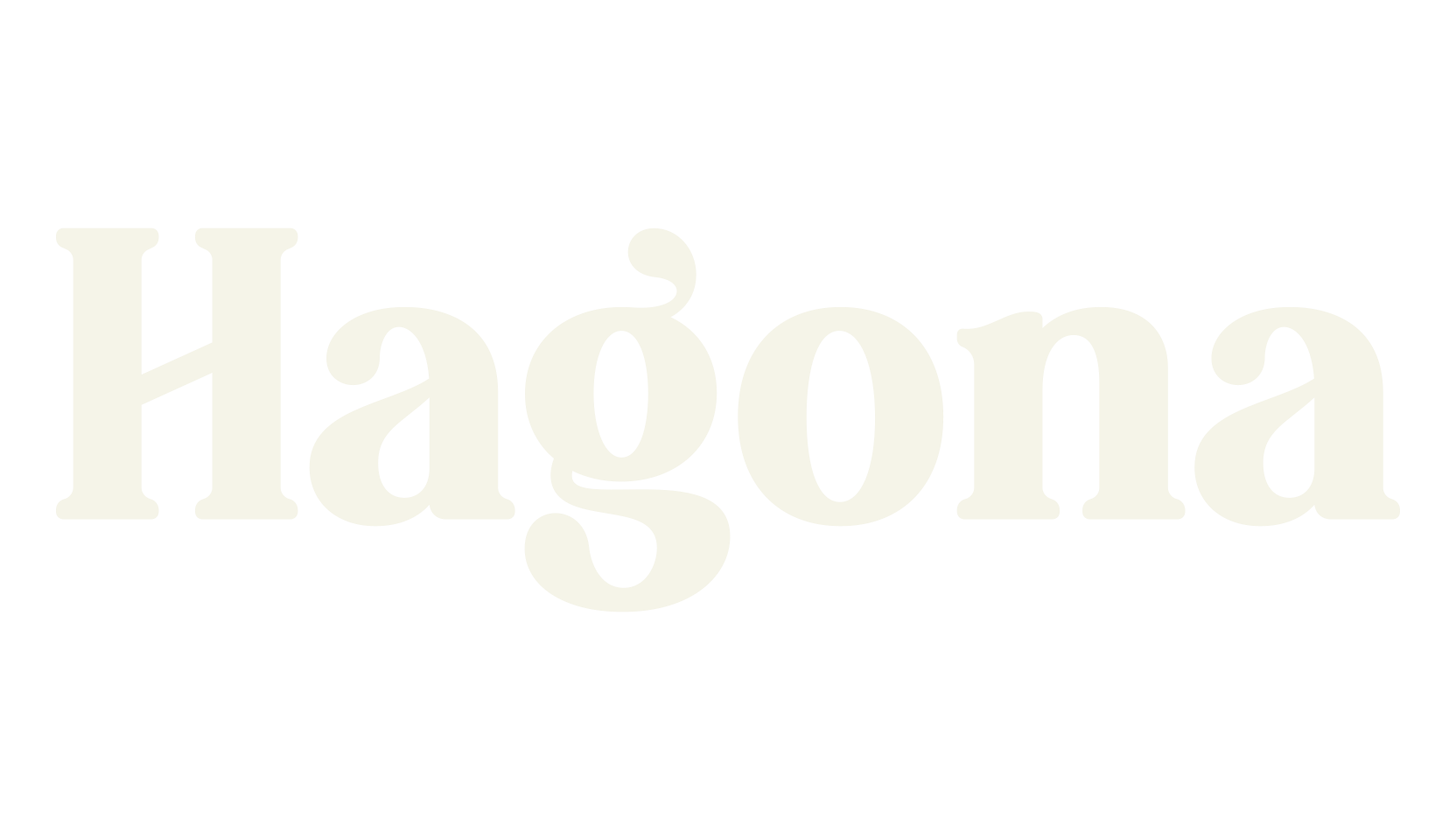 Hagona, fancy font preview