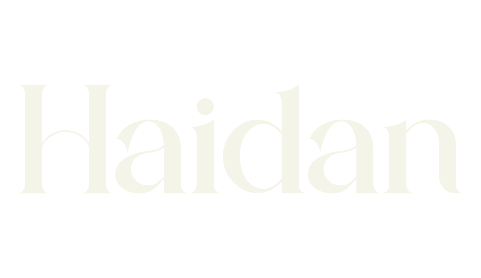 Haidan, serif font preview