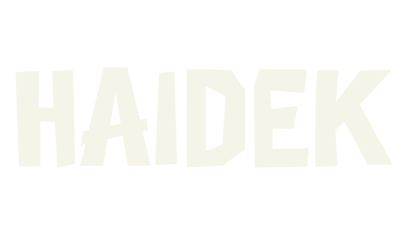 HAIDEK, sans serif font preview