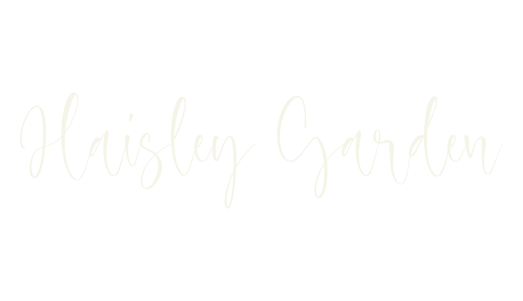 Haisley Garden, calligraphy font preview