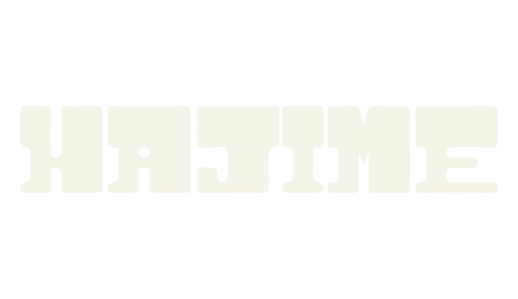 HAJIME, comic sans font preview