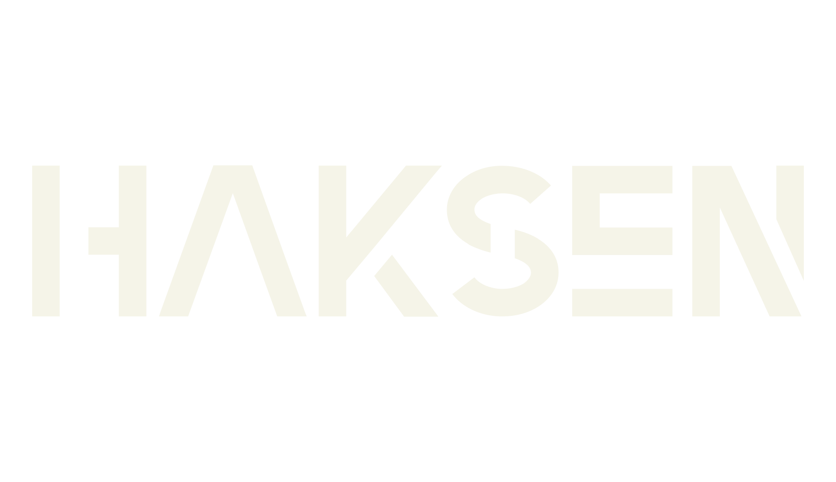 HAKSEN, modern font preview