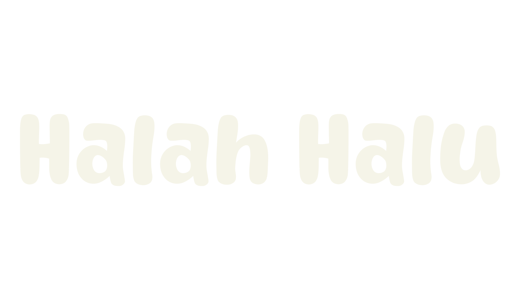 Halah Halu, display market font preview