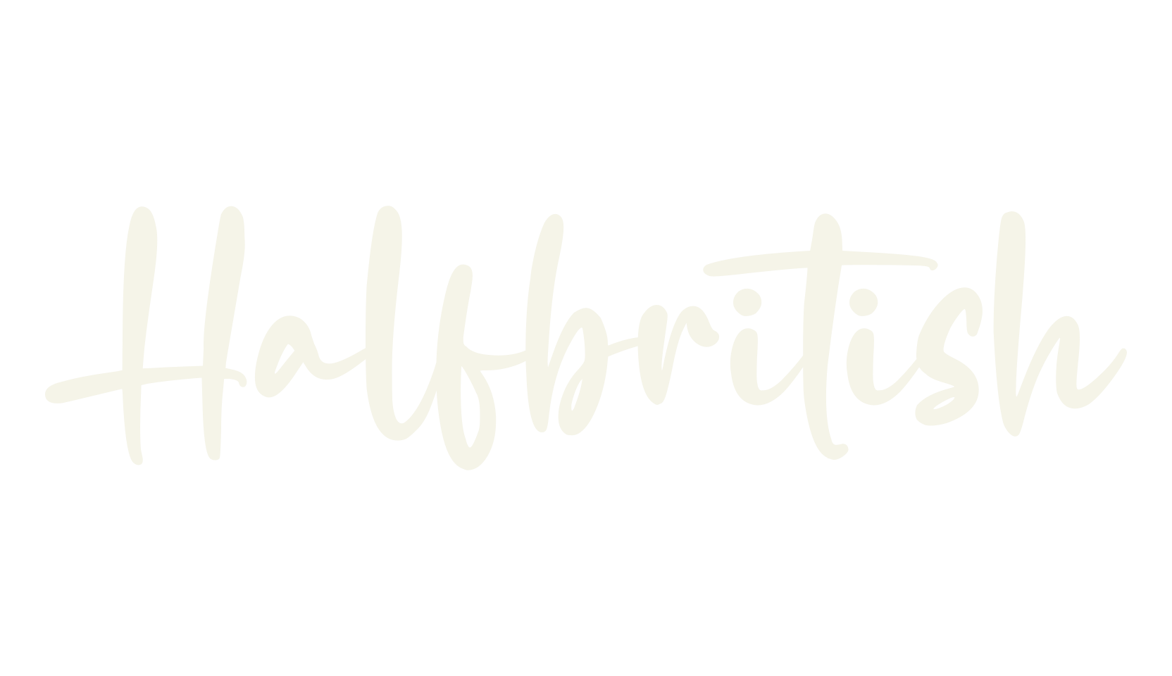 Halfbritish, typewriter font preview