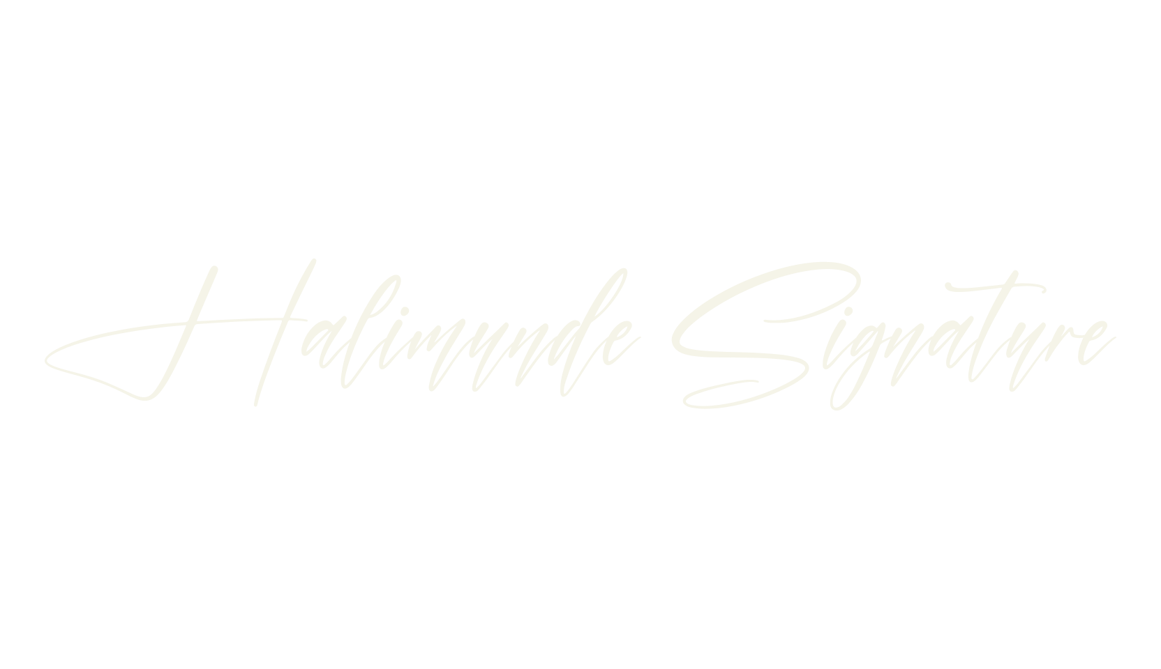 Halimunde Signature, script font preview