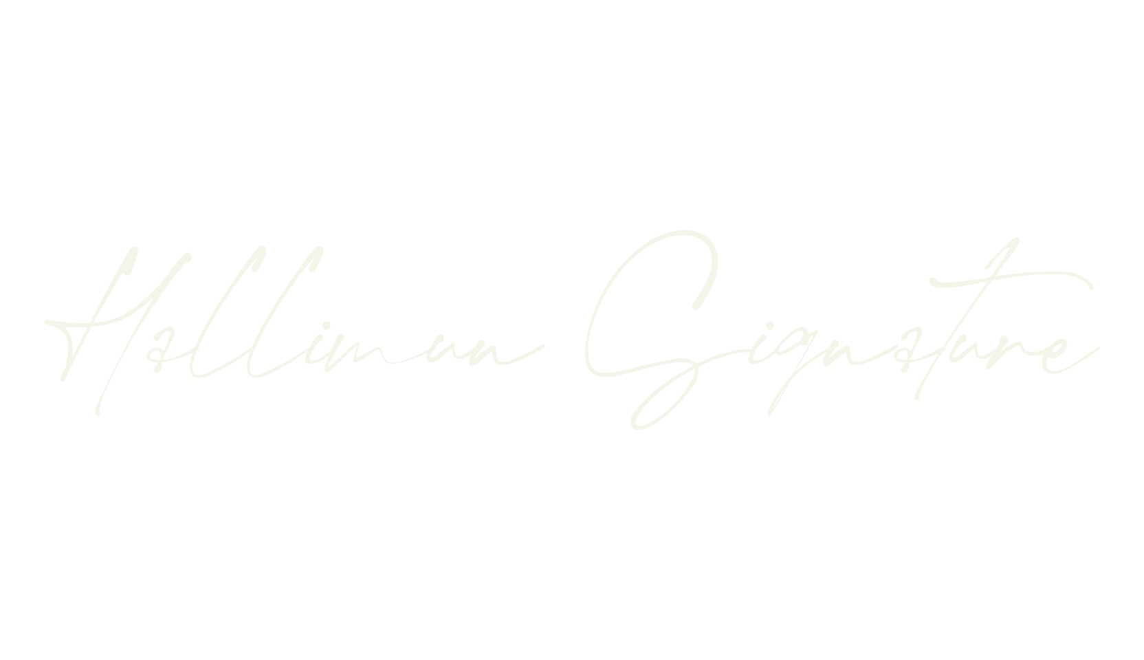 Hallimun Signature, handwritten font preview