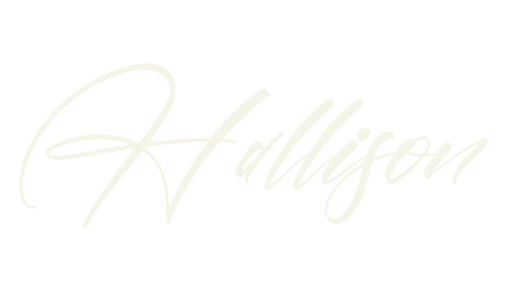 Hallison, script font preview