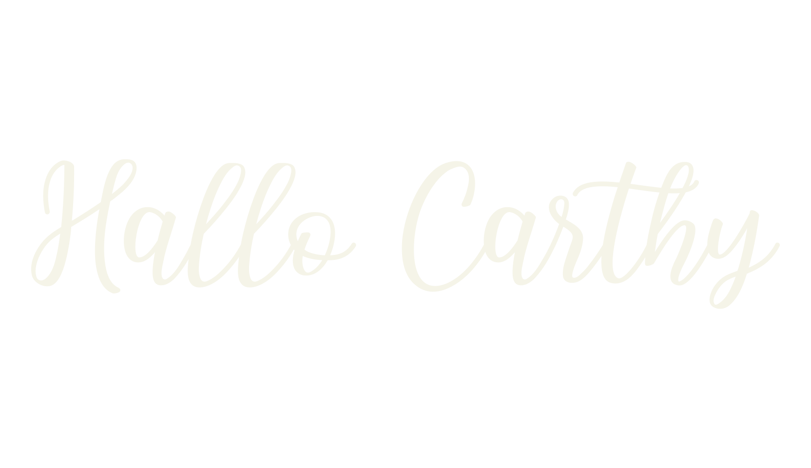 Hallo Carthy, cute font preview