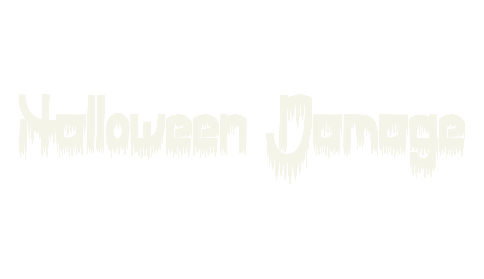 Halloween Damage, halloween font preview