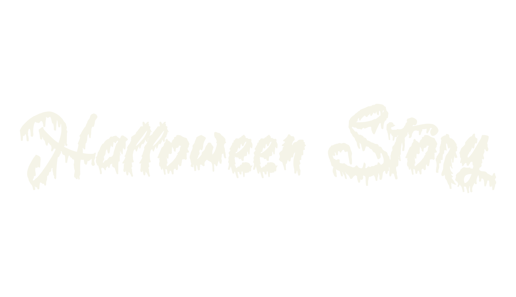 Halloween Story, lettering font preview