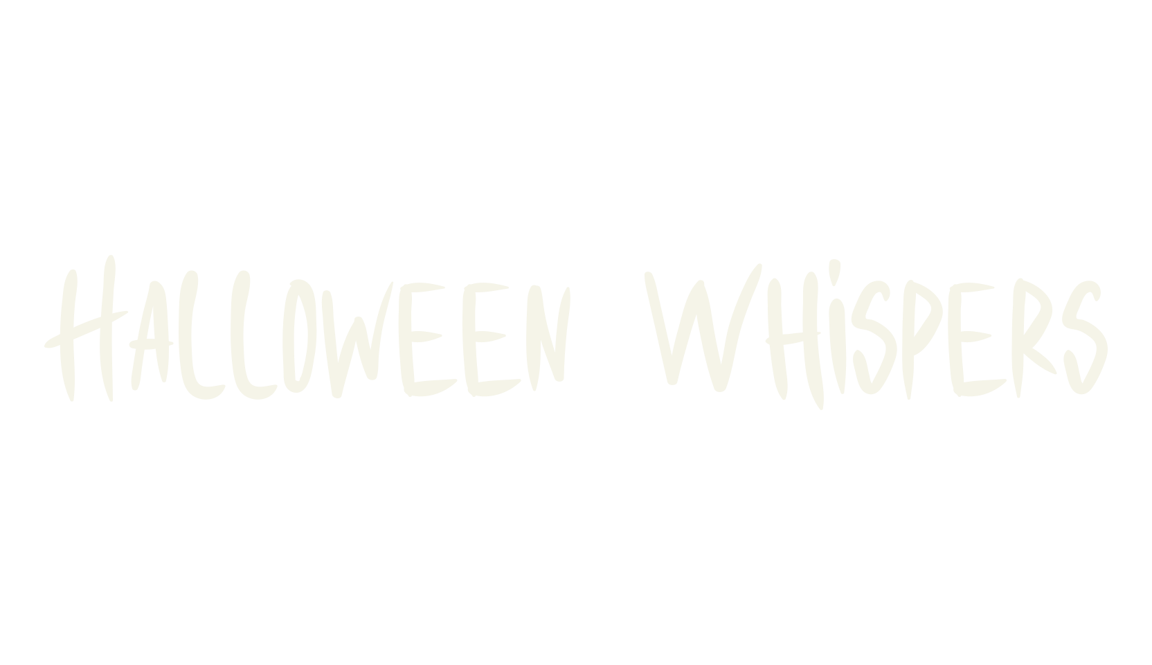 Halloween Whispers, halloween font preview