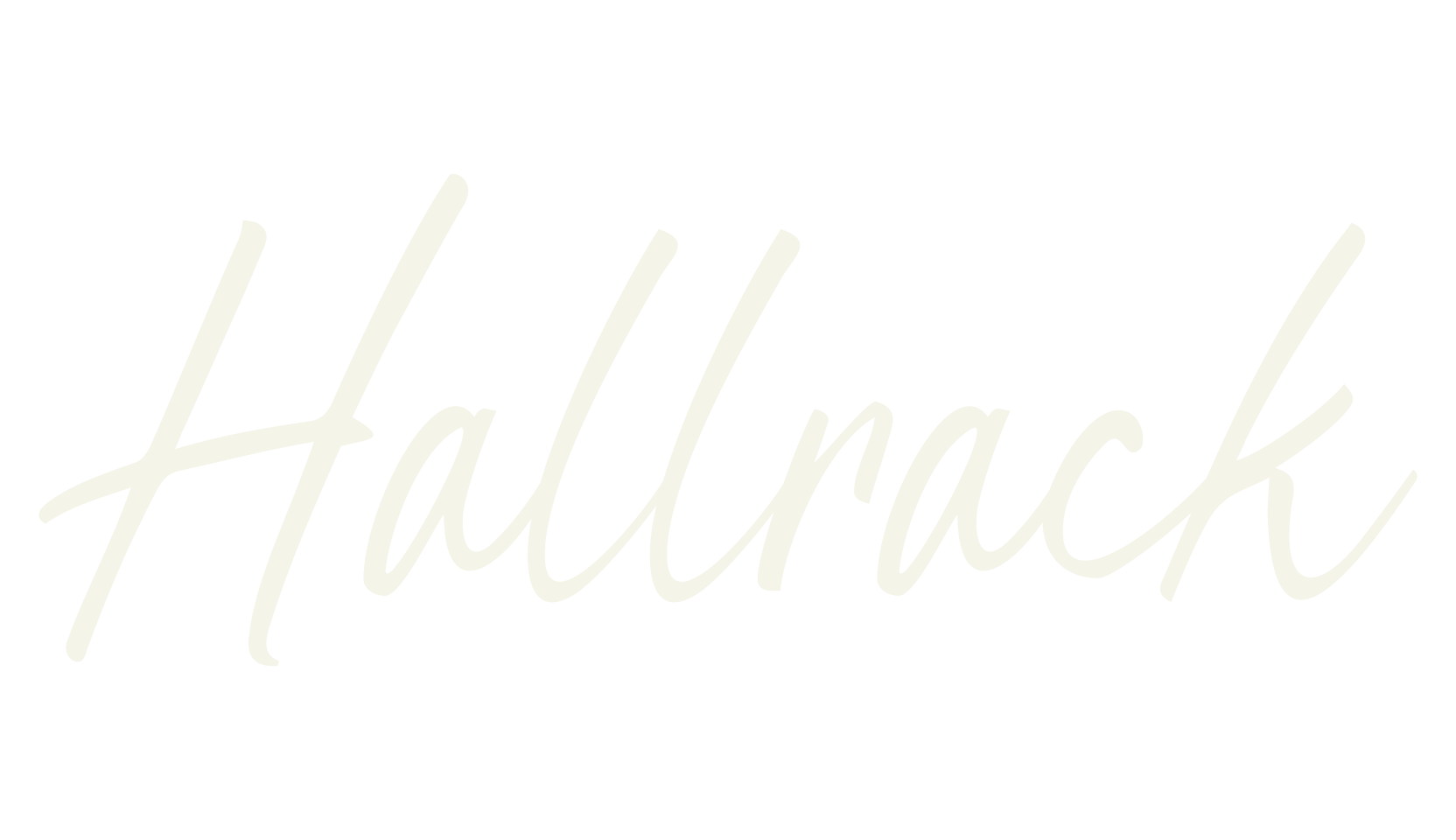 Hallrack, fashion script font preview