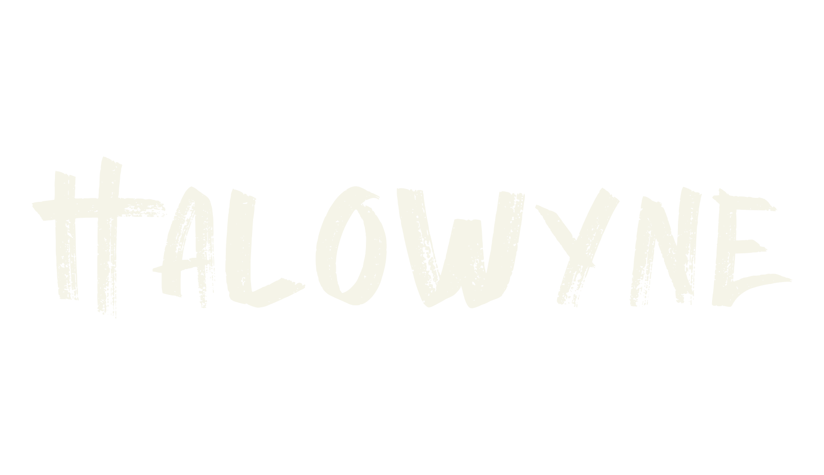 Halowyne, handwritten font preview