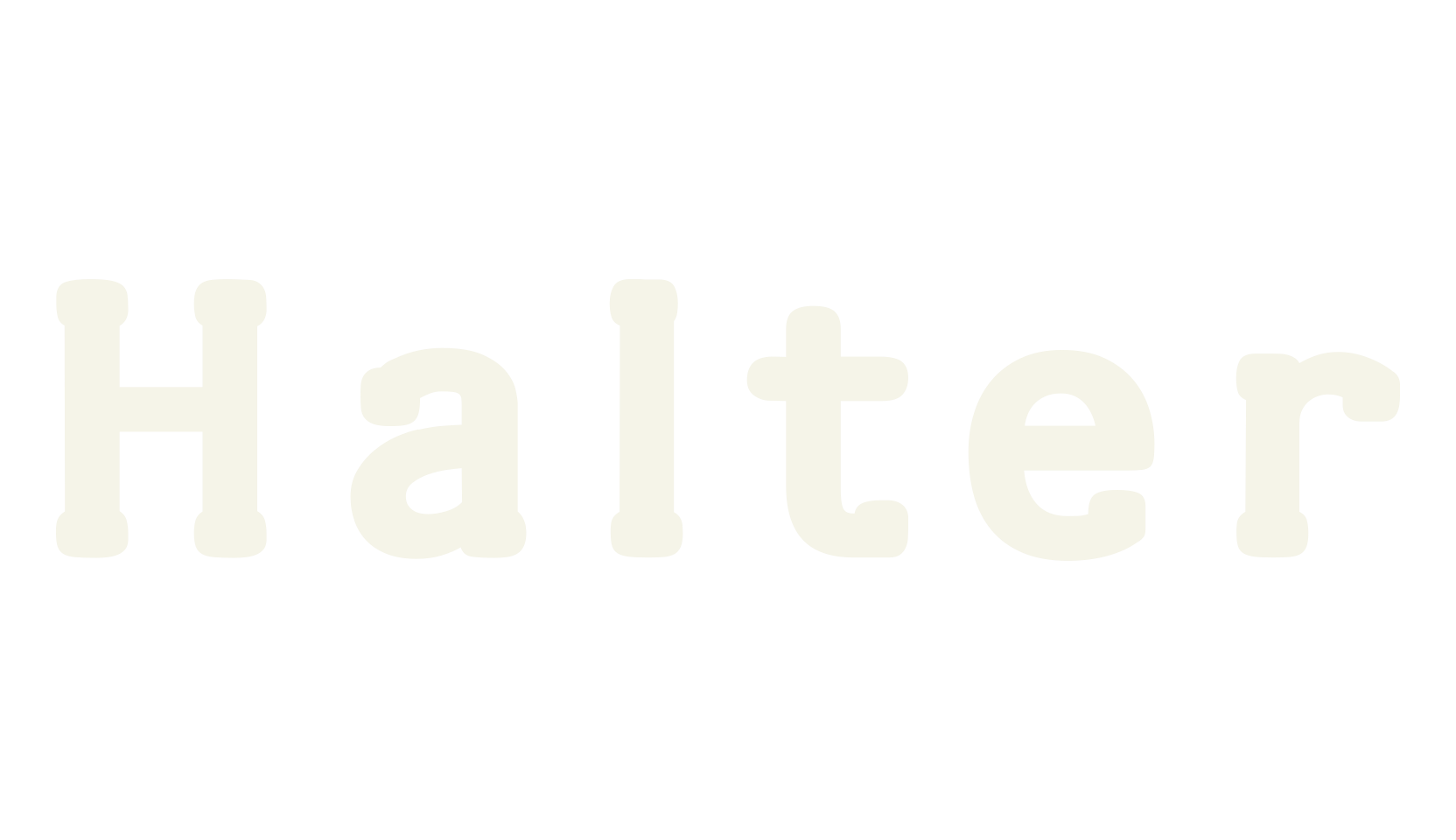 Halter, display market font preview