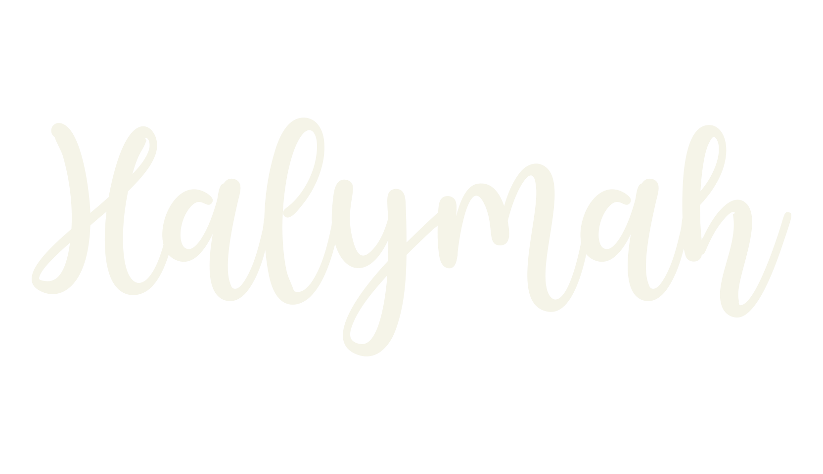 Halymah, script font preview