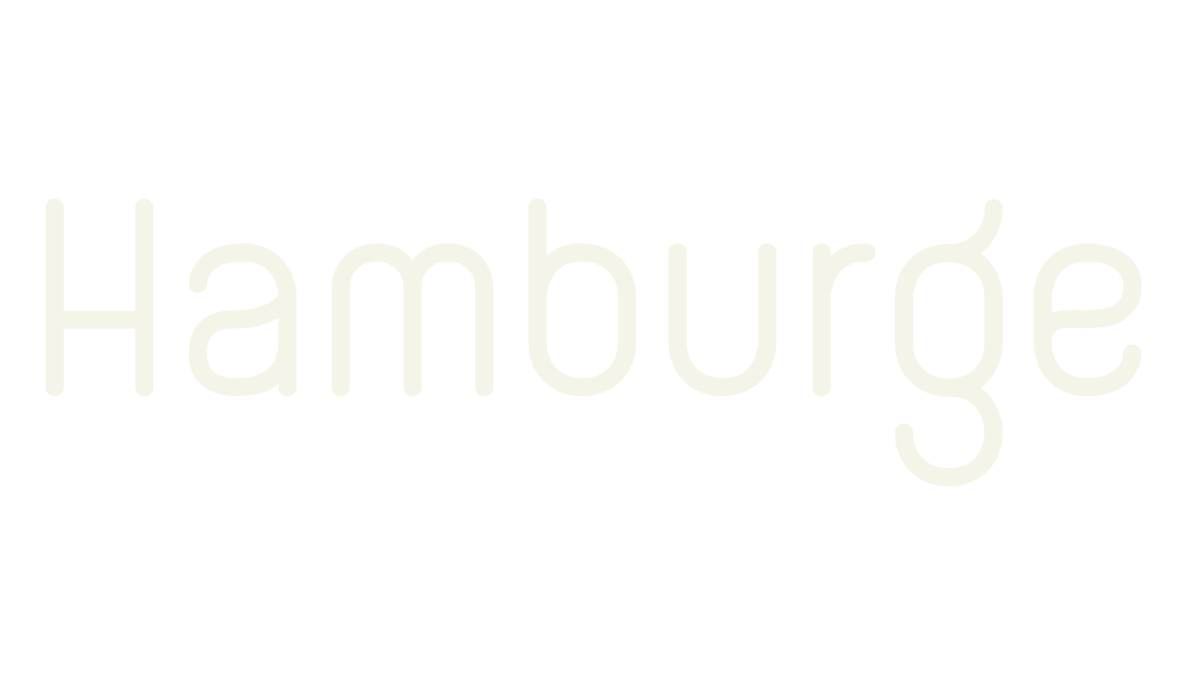 Hamburge, sans serif font preview