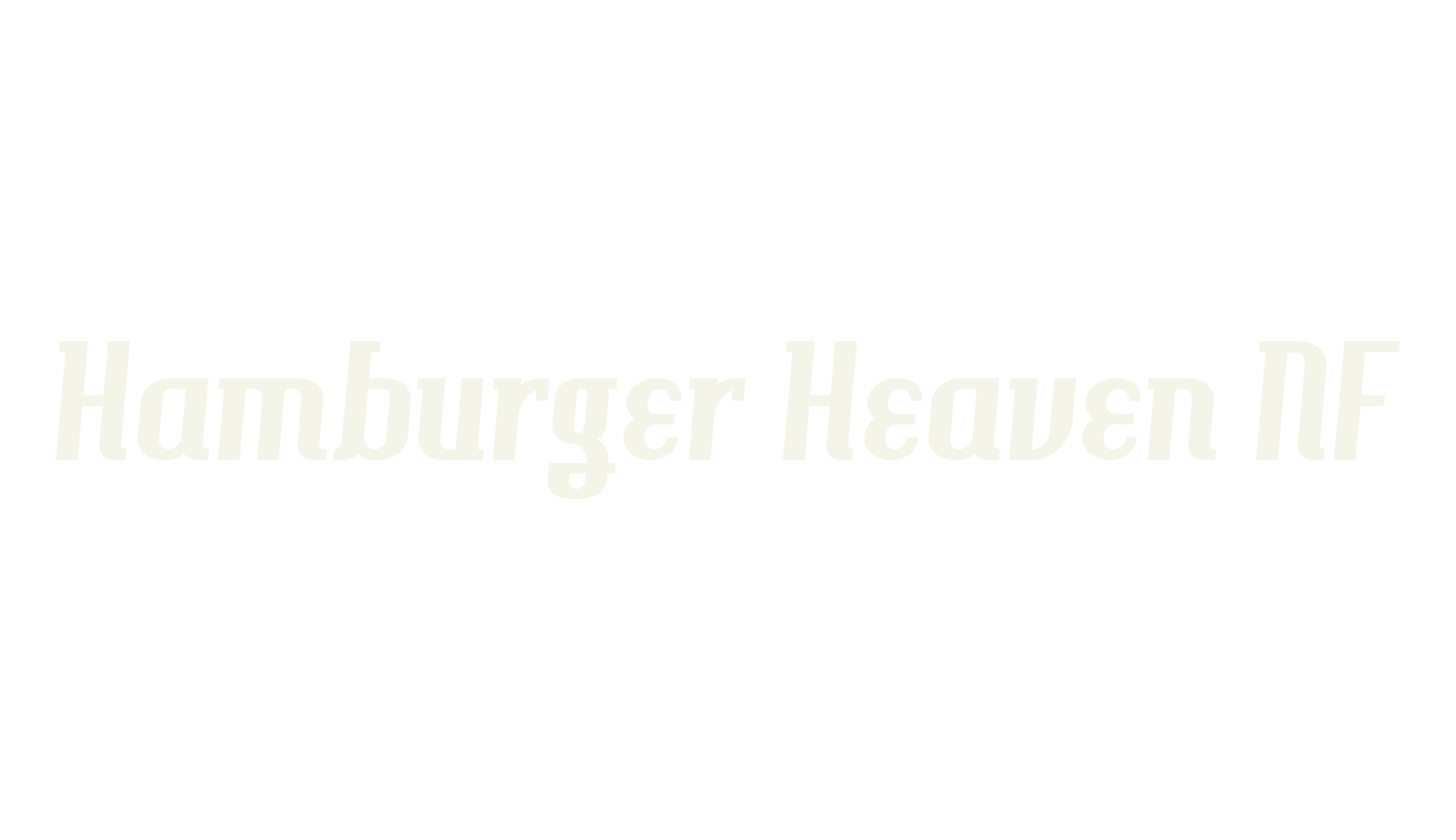 Hamburger Heaven NF, display market font preview