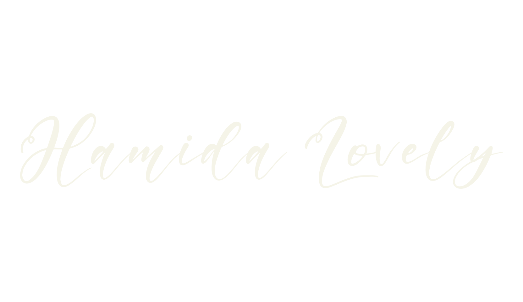Hamida Lovely, script font preview