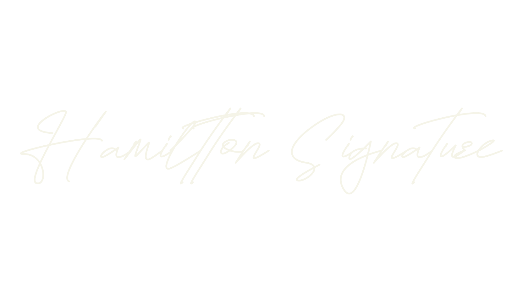 Hamiltton Signature, cursive font preview