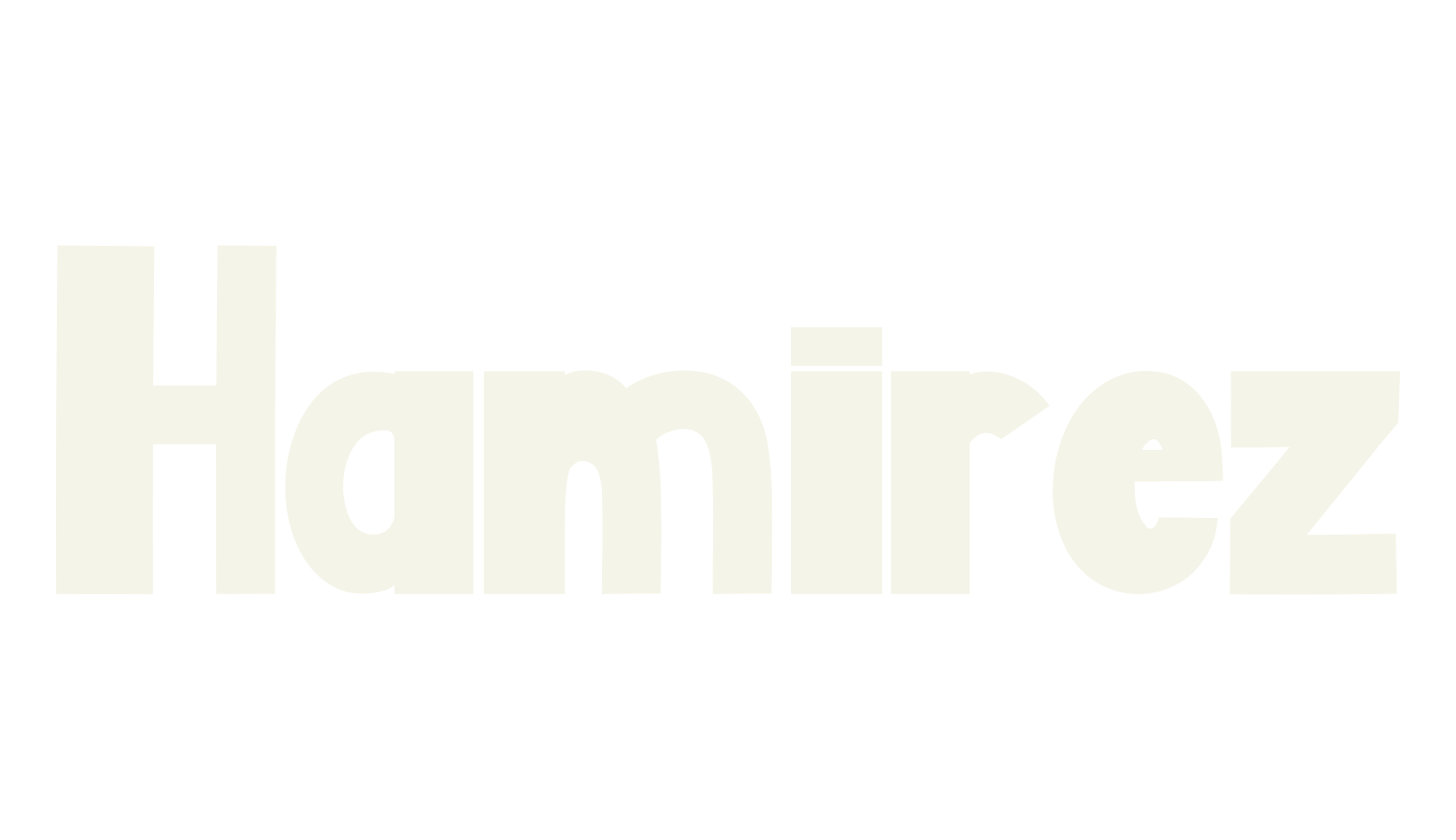 Hamirez, svg font preview
