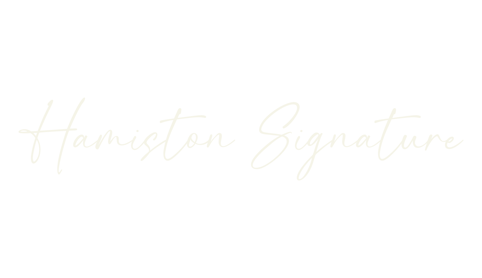 Hamiston Signature, calligraphy font preview