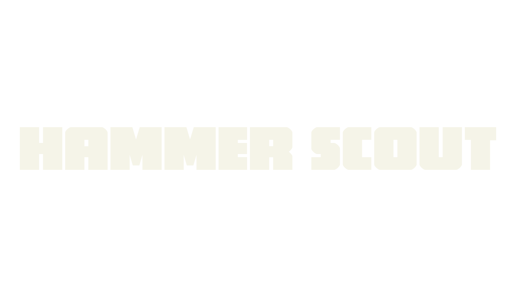 Hammer Scout, sans font preview