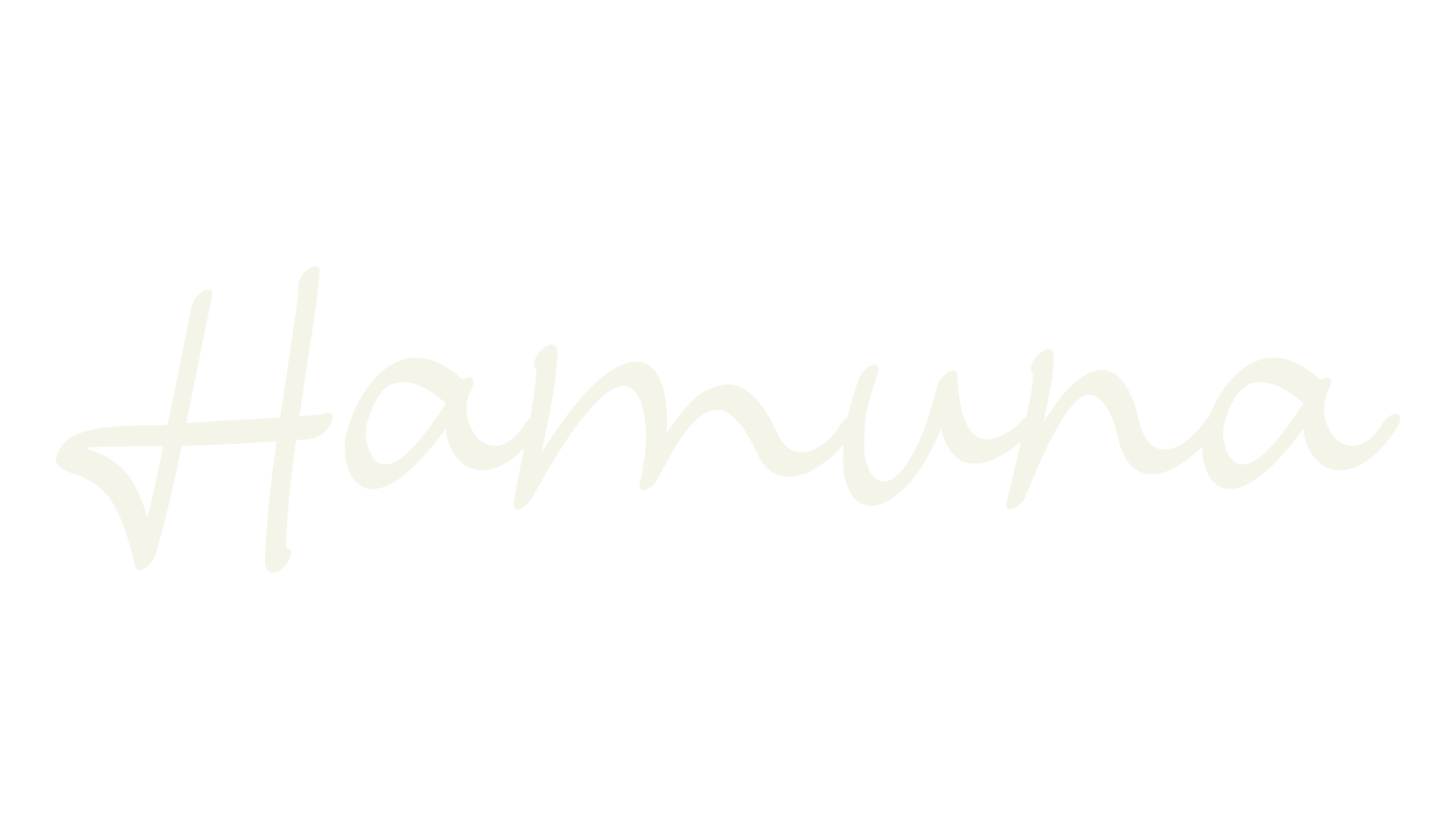 Hamuna, handwriting font preview