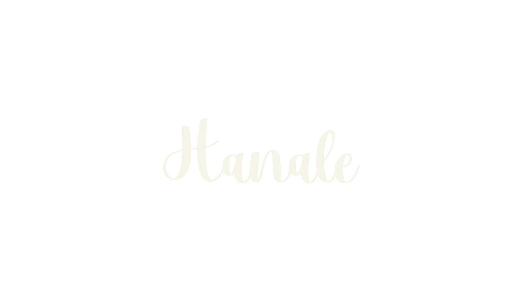 Hanale, cute font preview