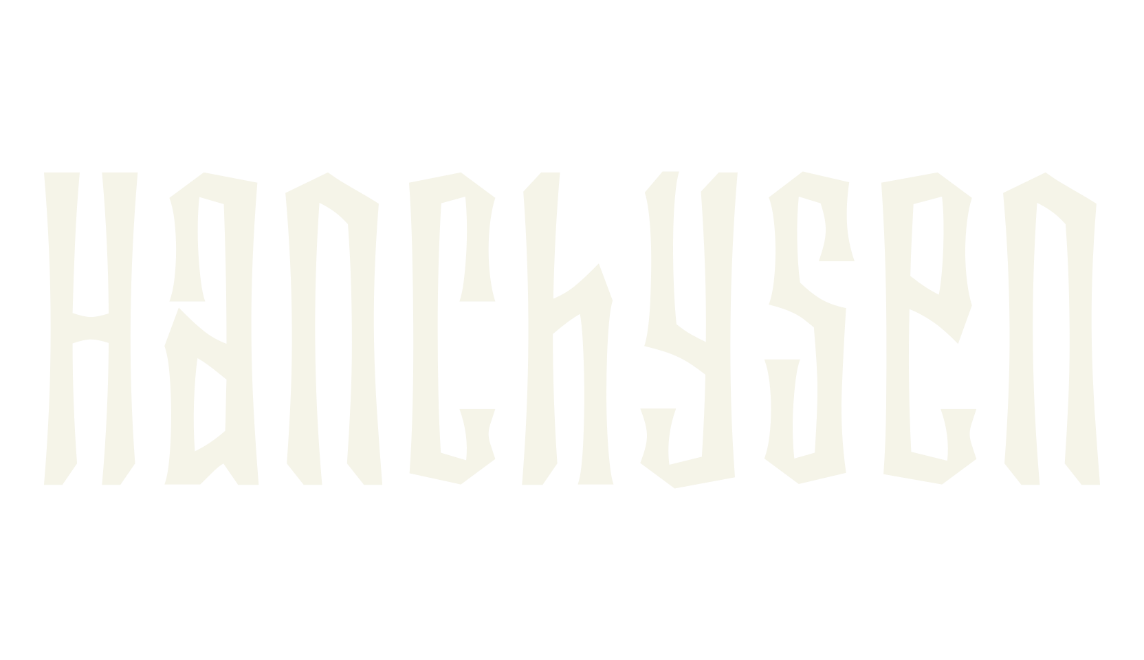 Hanchysen, blackletter font preview