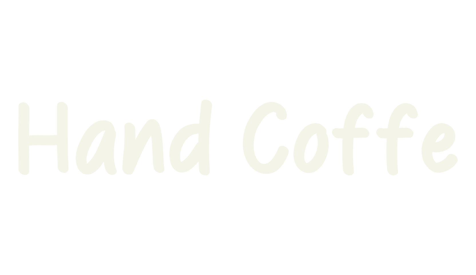Hand Coffe, comic sans font preview