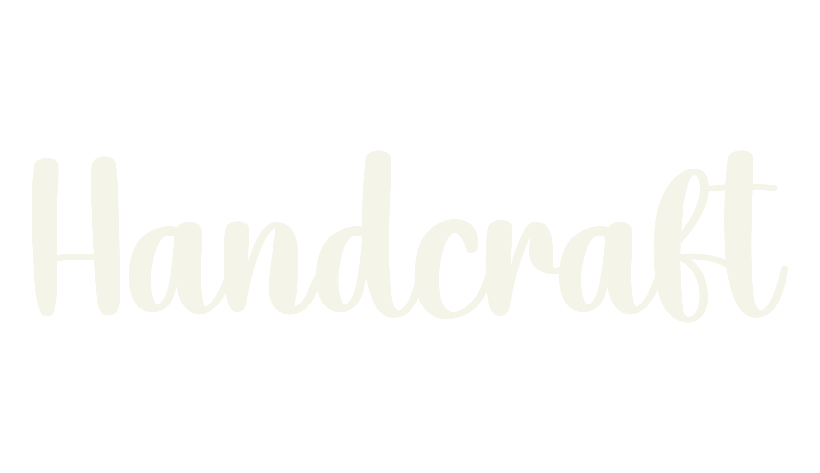Handcraft, fashion script font preview