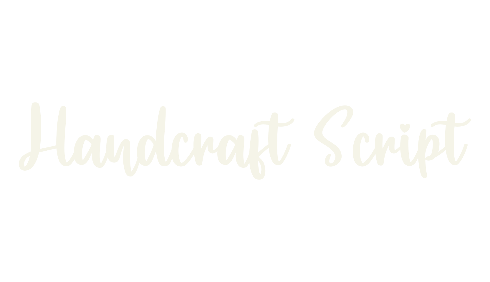 Handcraft Script, christmas font preview