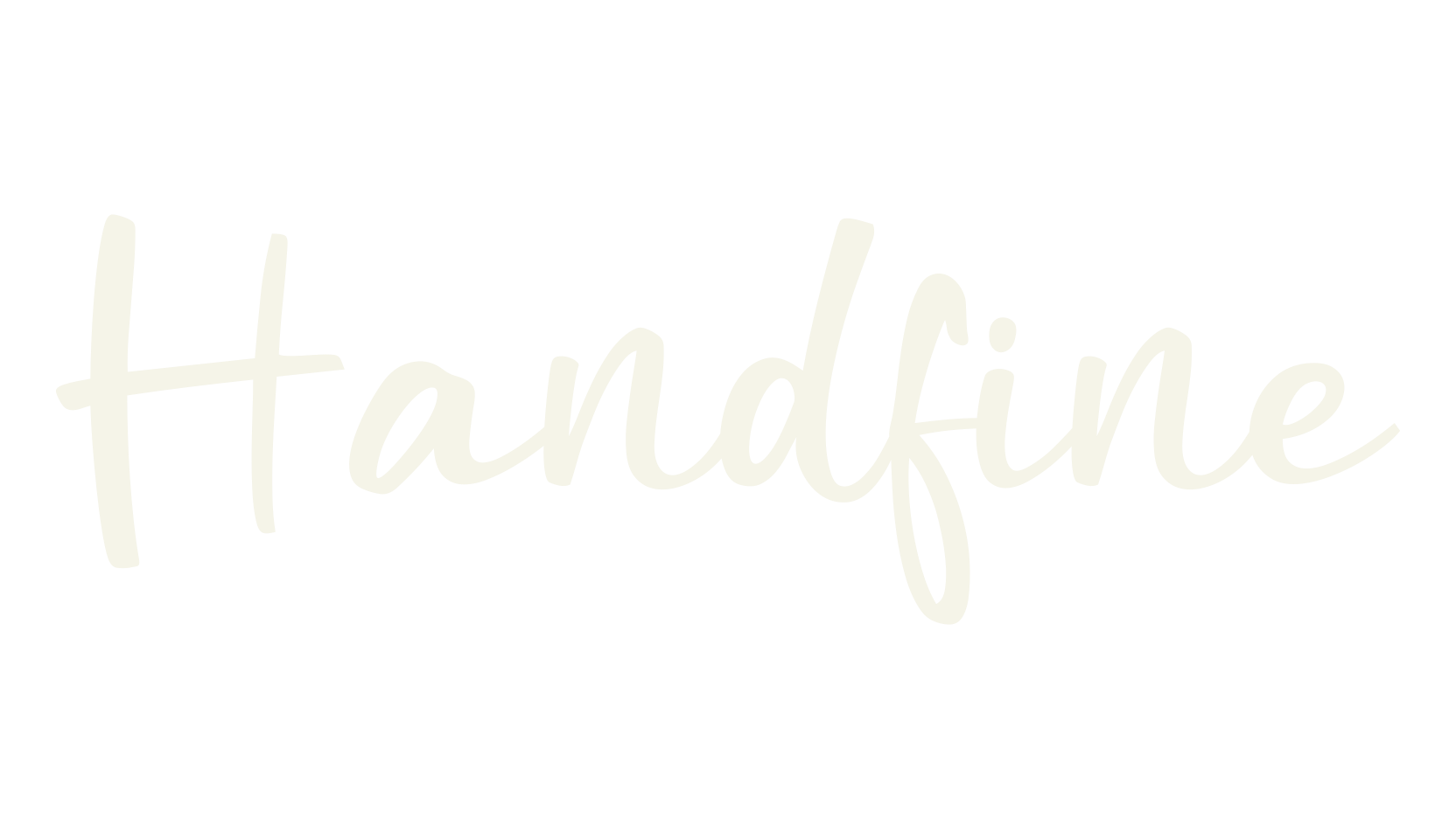 Handfine, fashion script font preview