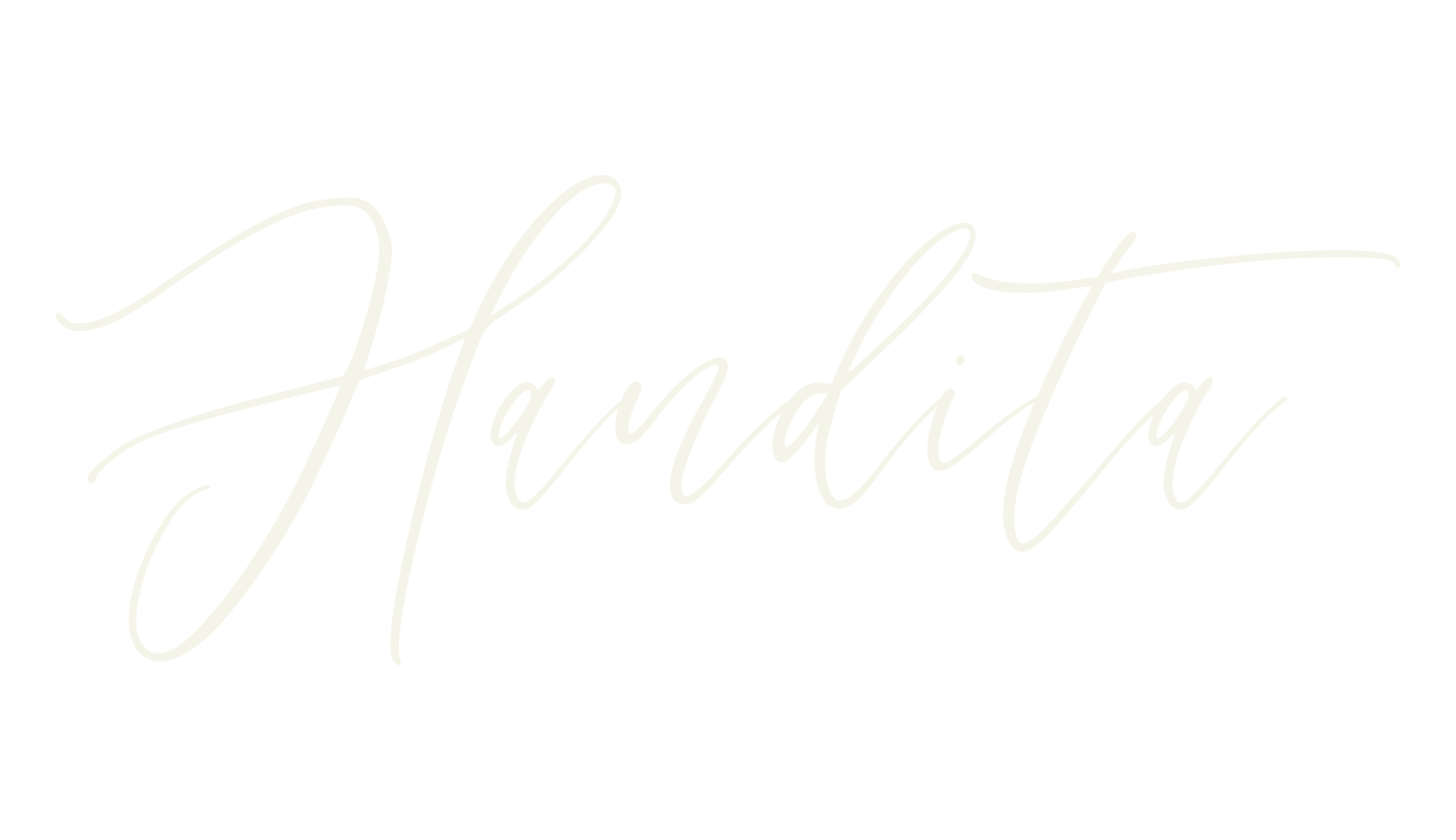 Handita, thin font preview