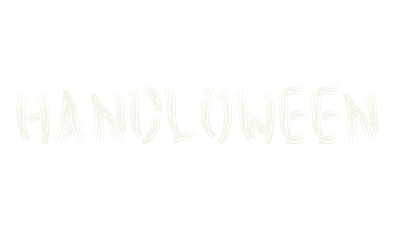 handloween, death metal font preview
