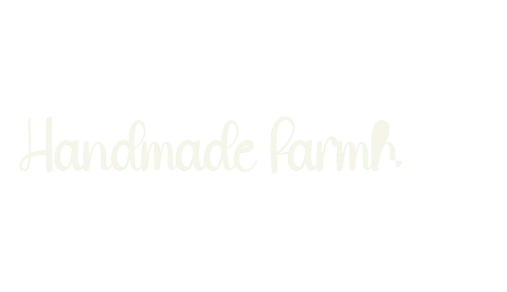 Handmade Farmhouse, calligraphy font preview