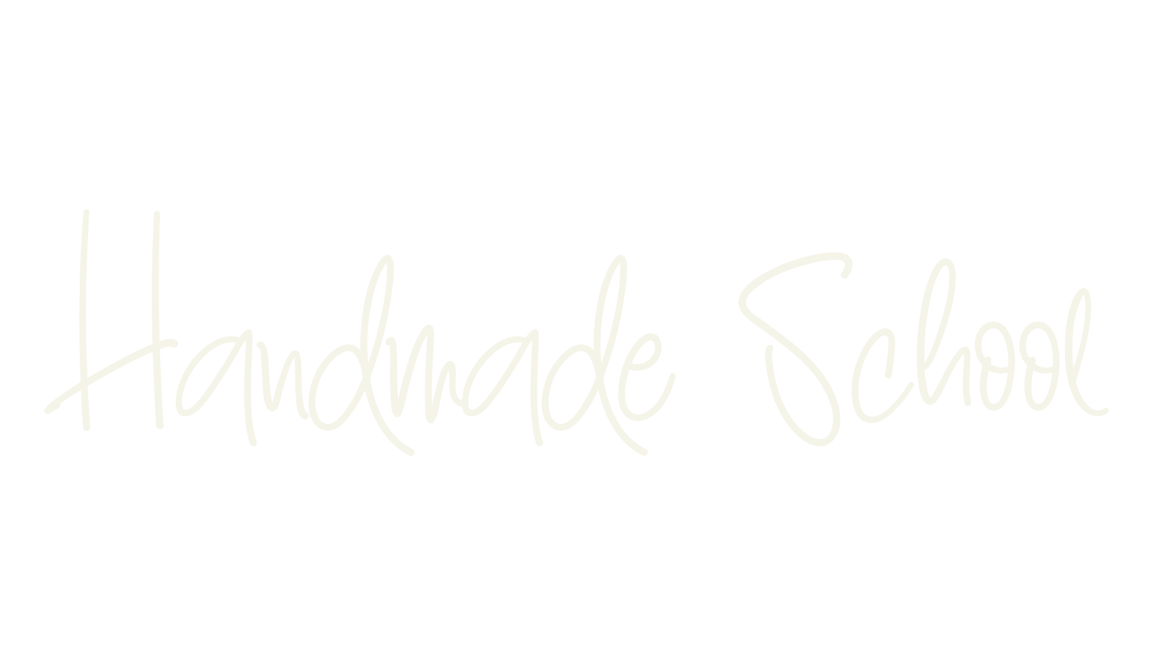 Handmade School, calligraphy font preview