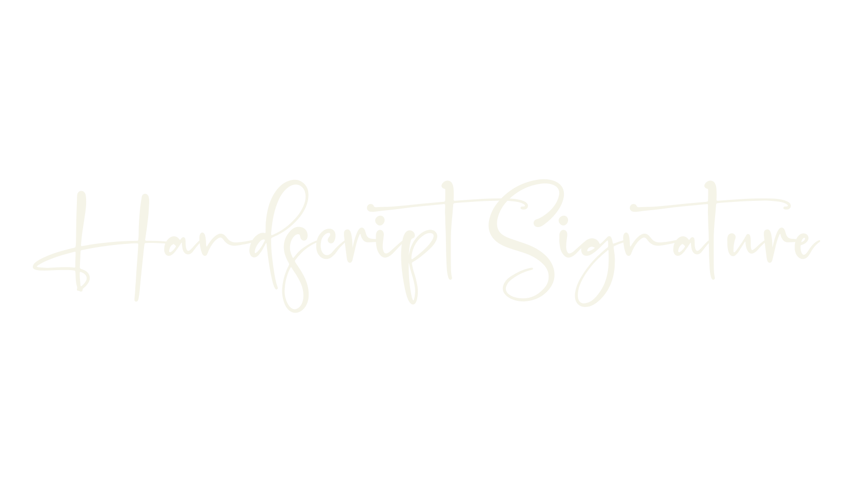 Handscript Signature, script font preview
